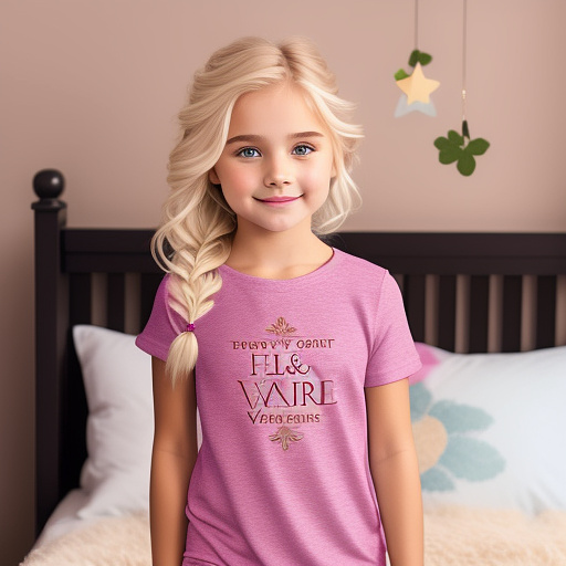 Anna and elsa girl blond bed standing drink wine shirt pajames in custom style