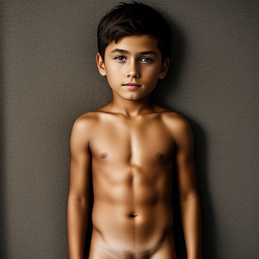 10 year old boy naked 
 in custom style