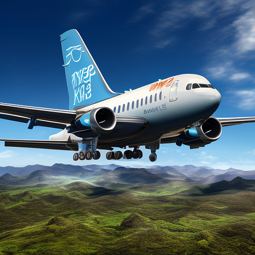 Funny plane is flying. the side door of the plane is open. people are falling out of the plane. in disney 3d style