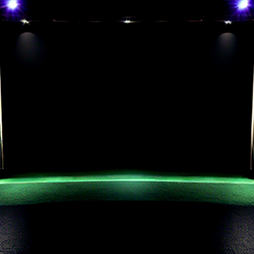 Theater stage in custom style