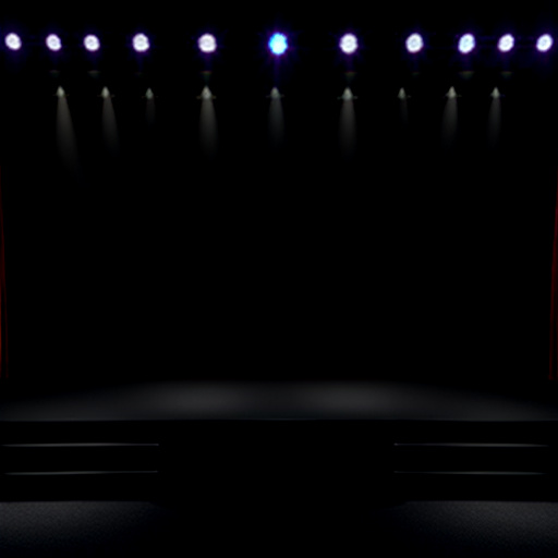 Theater stage in custom style