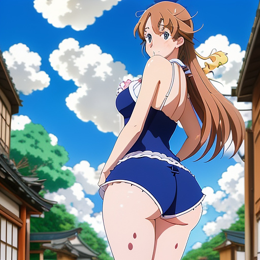 A huge tits and big ass women  in anime style