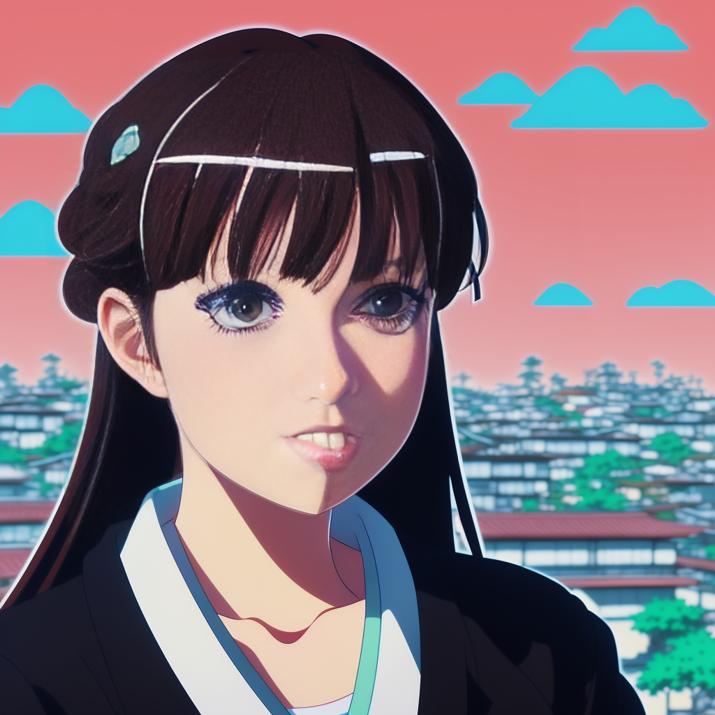 Make me a picture with artificial intelligence about tax evasion. in anime style