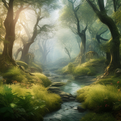 Konfrontation in der natur in angelcore style