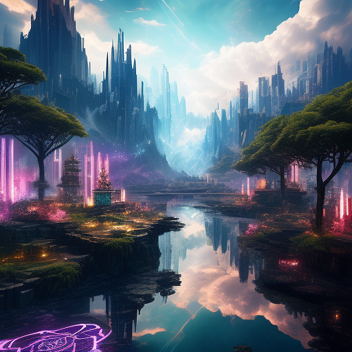 Konfrontation in angelcore style