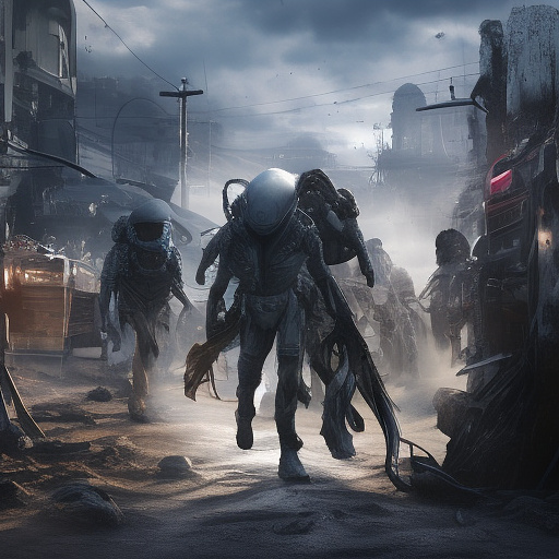 Aliens in custom style