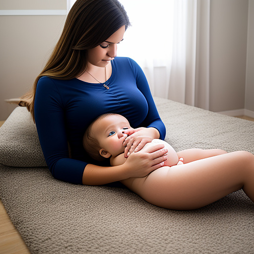 Preggo 18-year-old girl with the baby kicking inside the mother's stomach in custom style