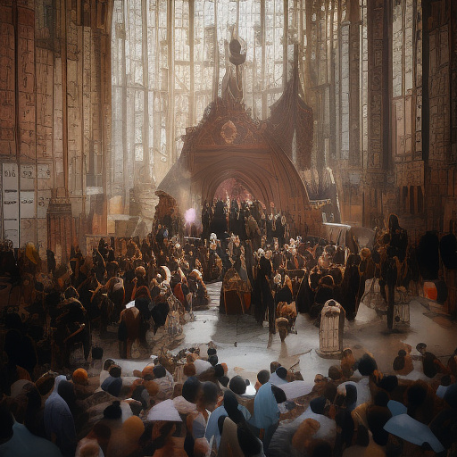 Funeral procession in custom style