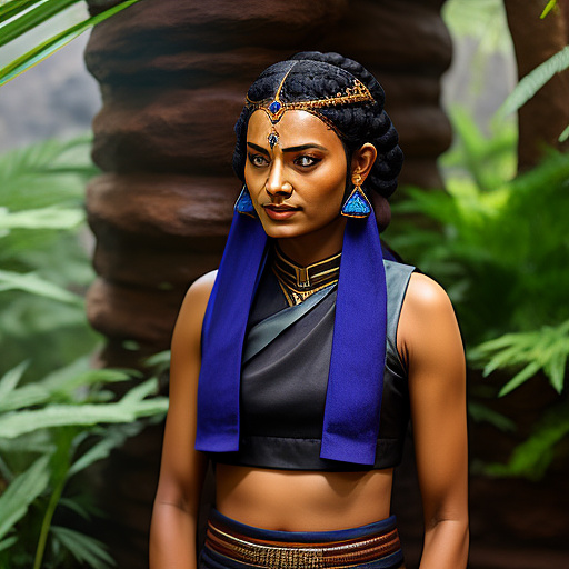 Ashoka tano in custom style