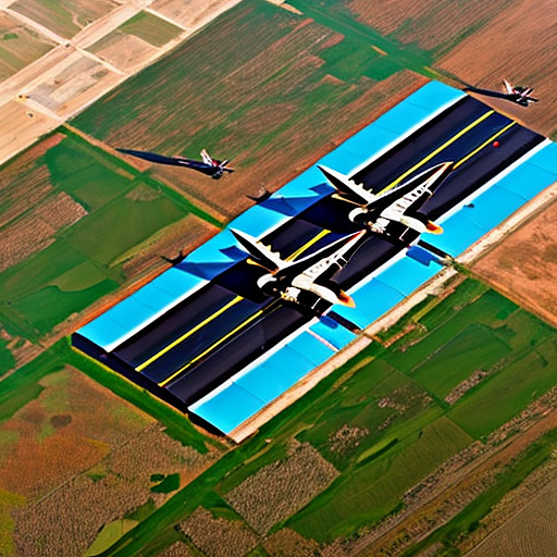 People fall out of a flying plane in custom style