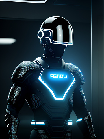 Marine in an armored body glove with a sealed helmet in the year 2047.





















 in sci-fi style
