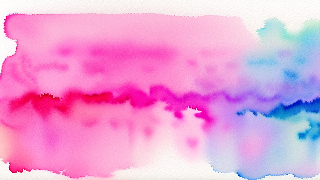 Gradient watercolor pink in custom style
