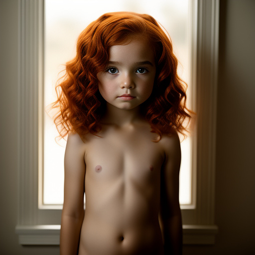 7 year old,francesca capaldi, nude in custom style