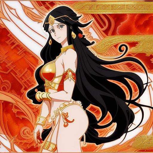 Dejah thoris in anime style