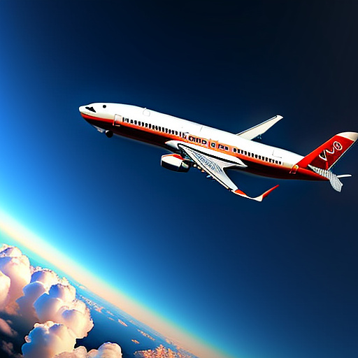 An airplane is flying. people are falling out of it. in custom style