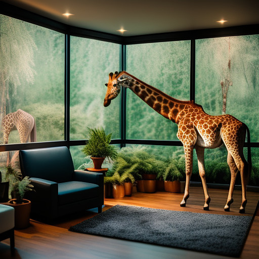 The room of a giraffe animal design_living_room.png
