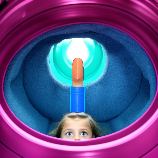 Ultra realistically a 10 year old girl sits fixed in a sex machine and is at the same time with big dildos in the vagina and ass fuck she is startled to run out of her holes very close detailed in custom style