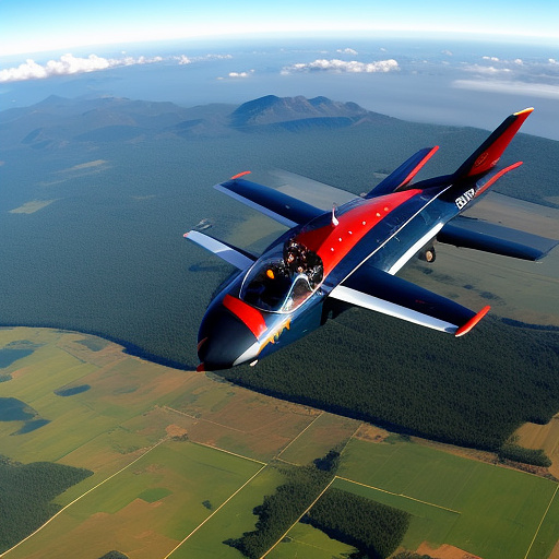 People fall out of a flying plane in custom style