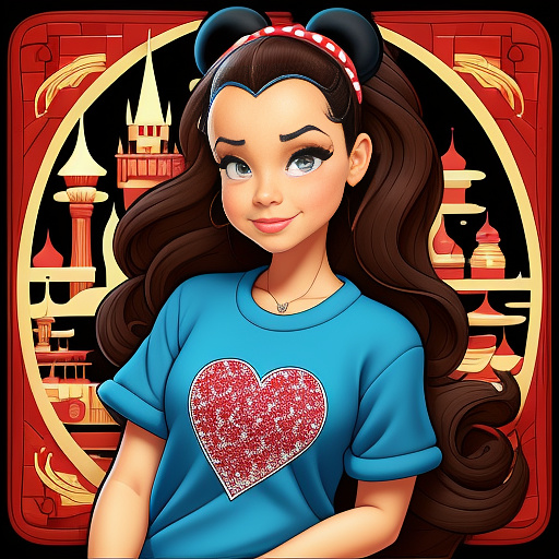 Heart attack with hypertension in disney painted style