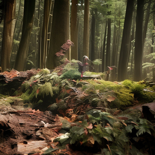 Konfrontation in der natur in custom style