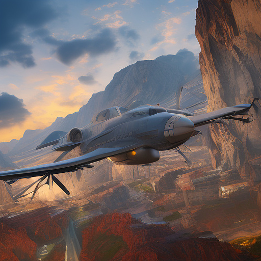An airplane is flying. in disney 3d style