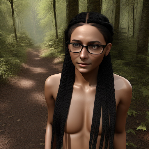 Ultra realistically a 40 year old man forces a 22 year old german girl with a black braid with glasses and brown eyes 1.70 tall thin in the forest for sex his sperm liquid fills her vagina it runs out of her vagina in custom style