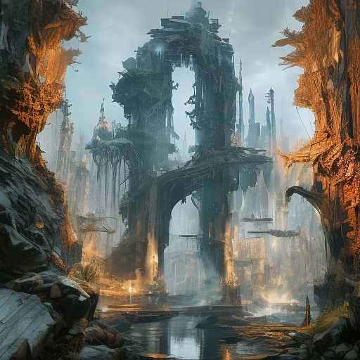Konfrontation in angelcore style