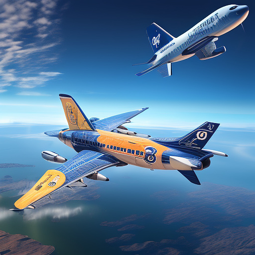 Funny plane is flying. the side door of the plane is open. people are falling out of the plane. in disney 3d style