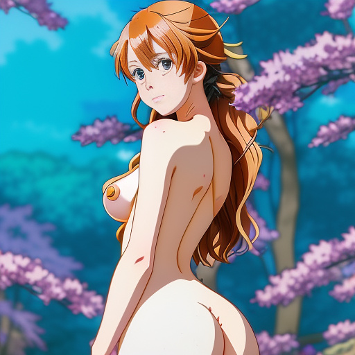 Nude in anime style