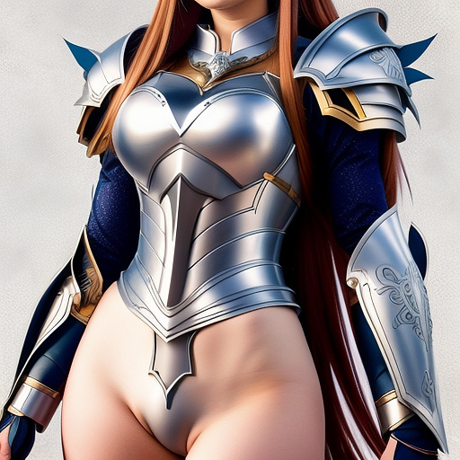 Women in women armor make the armor sexy

 in anime style