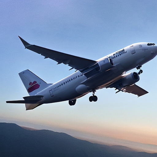 An airplane is flying. the side door of the plane is open. people are falling out of the plane. in custom style
