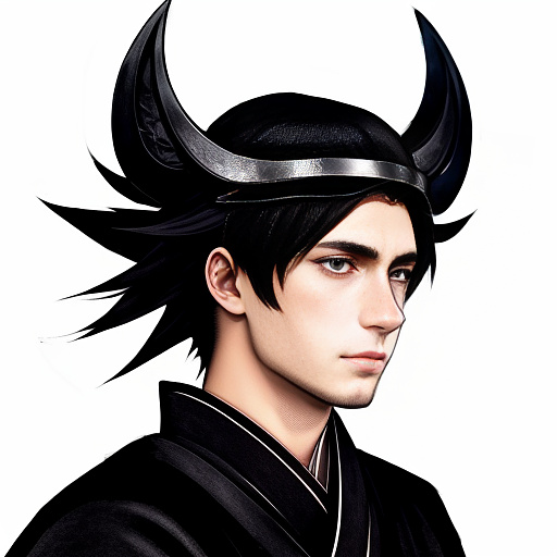 Dragon wing helm small horns, large wing cheek guards, fantasy, black metal, reflective, human face, beautiful male in anime style