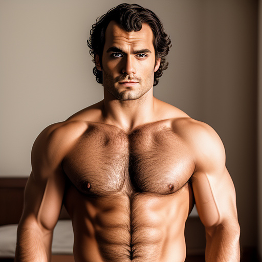 Henry cavil hairy bara stud in custom style