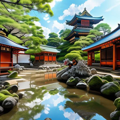 A small, joyful little thai person with dark hair and bright eyes, wearing colorful traditional thai clothing, playing with a toy in a lush green garden, surrounded by soft sunlight, missionary, vaginal, close, up, spreading, legs, exposed, breasts, missionary vaginal, big penis, sit on big black cock in anime style