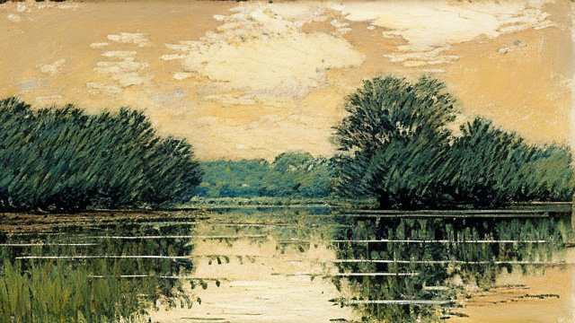Paint stroke. brush stroke by childe hassam, minimal, muted color in custom style