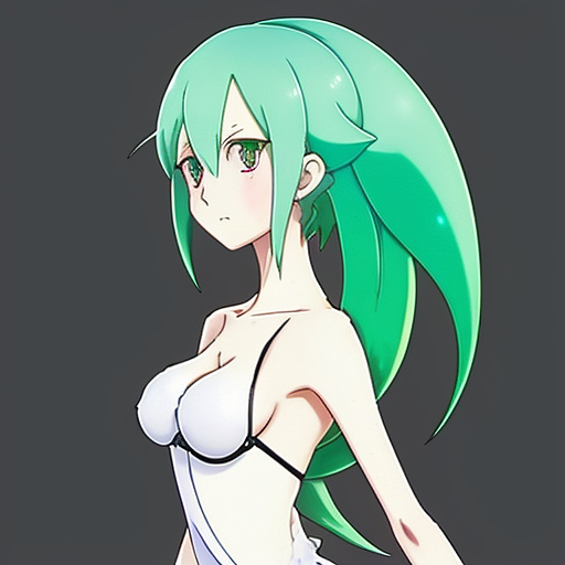 Busty gardevoir in anime style