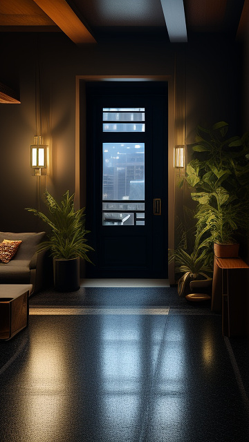 Teenage boy is splashing water from a bottle in his hands on the elevator keypad
elevator keypad is soaked with water
the entire elevator cabin should be visible in the image in design living room style