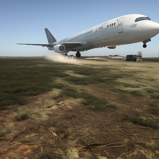 An airplane is flying. the side door of the plane is open. people are falling out of the plane. in custom style