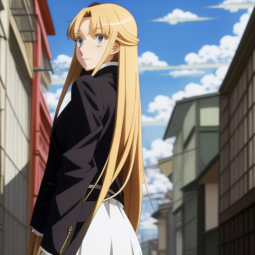 A spy agent female looking for criminal at the crime scene she is tall long hair wearing long jacket with magnifying glass
 in anime style