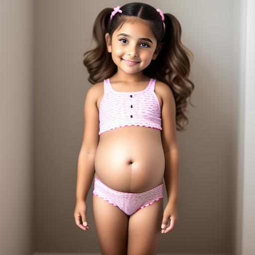 10 year old girl pregnant wearing no underwear   full body cute in custom style