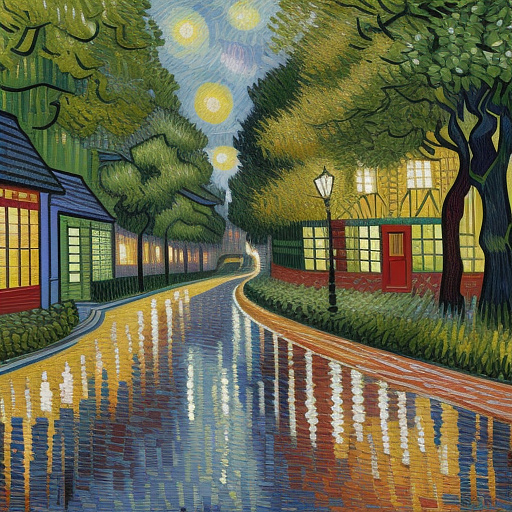 Factor logo for web developer ali in neo impressionism style