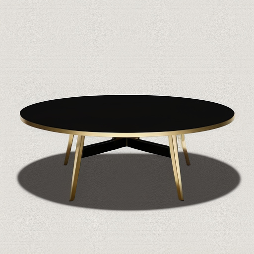 A modern coffee table in anime style