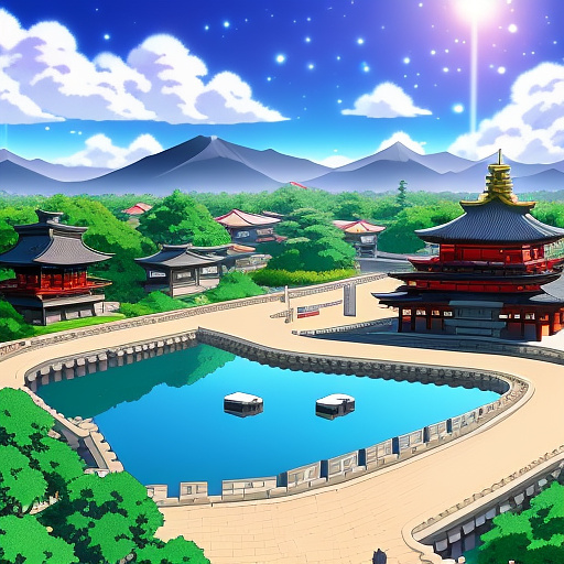 Roblox world in anime style