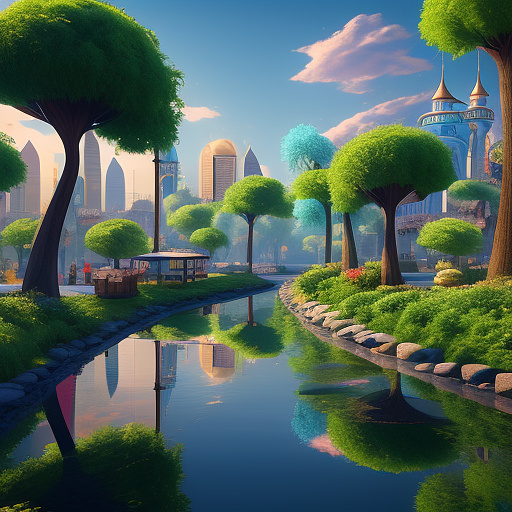 Give me a picture about the price of website design in mashhad city. in disney 3d style