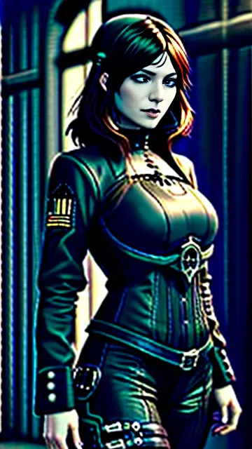 Photorealistic orbital fighter pilot.

 in gothic style