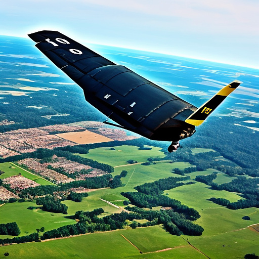 People fall out of a flying plane in custom style