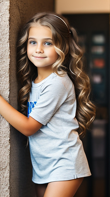 A romantic moment between a childhood couple. the grade-5 sexy hot american girl, wearing her super sexy casual clothes hugging the grade-5 american boy. in custom style