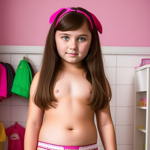 Ultra realistically 13 year old daughter sex underwear is fucked in the children's room by father with big penis in custom style