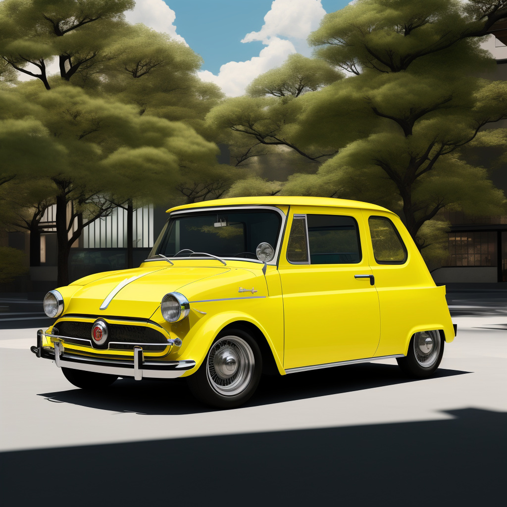 Generate similar concept t-model spatial logic → car “wing zones” glass + transparency → display & embrace house that fits 1 fiat 600 classic car (produced between 1955 and 1969), 1 ford model t is an automobile that was produced by the ford motor company from october 1, 1908, to may 26, 1927 and 1 puch brommer nederland 1965.
t-plan not rectangle — two wings + central axis, glass + metal language derived from orangery, hierarchy of spaces based on vehicle importance, daylight strategy over fluorescent garage lighting, experience zones rather than parking bays
 in anime style