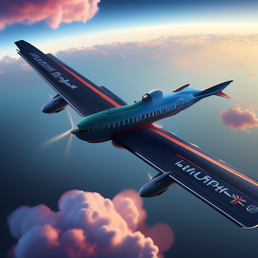 Funny plane is flying. the side door of the plane is open. people are falling out of the plane. in disney 3d style